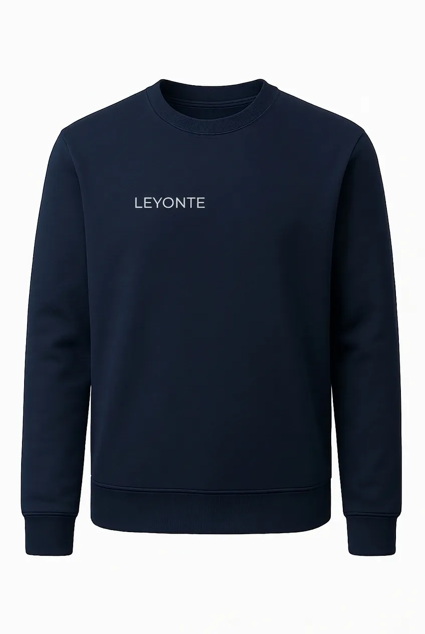 Klasik sweatshirt, sıfır yaka, renk seçeneği 1