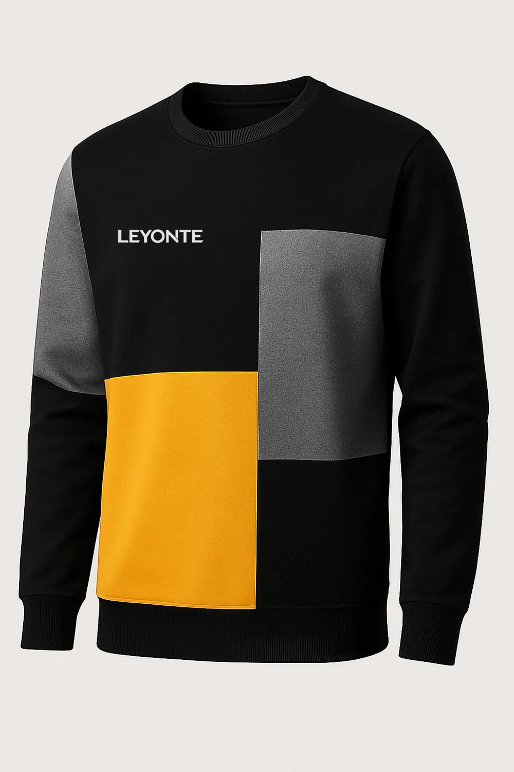 Mondrian sweatshirt, sıfır yaka, renk seçeneği 1